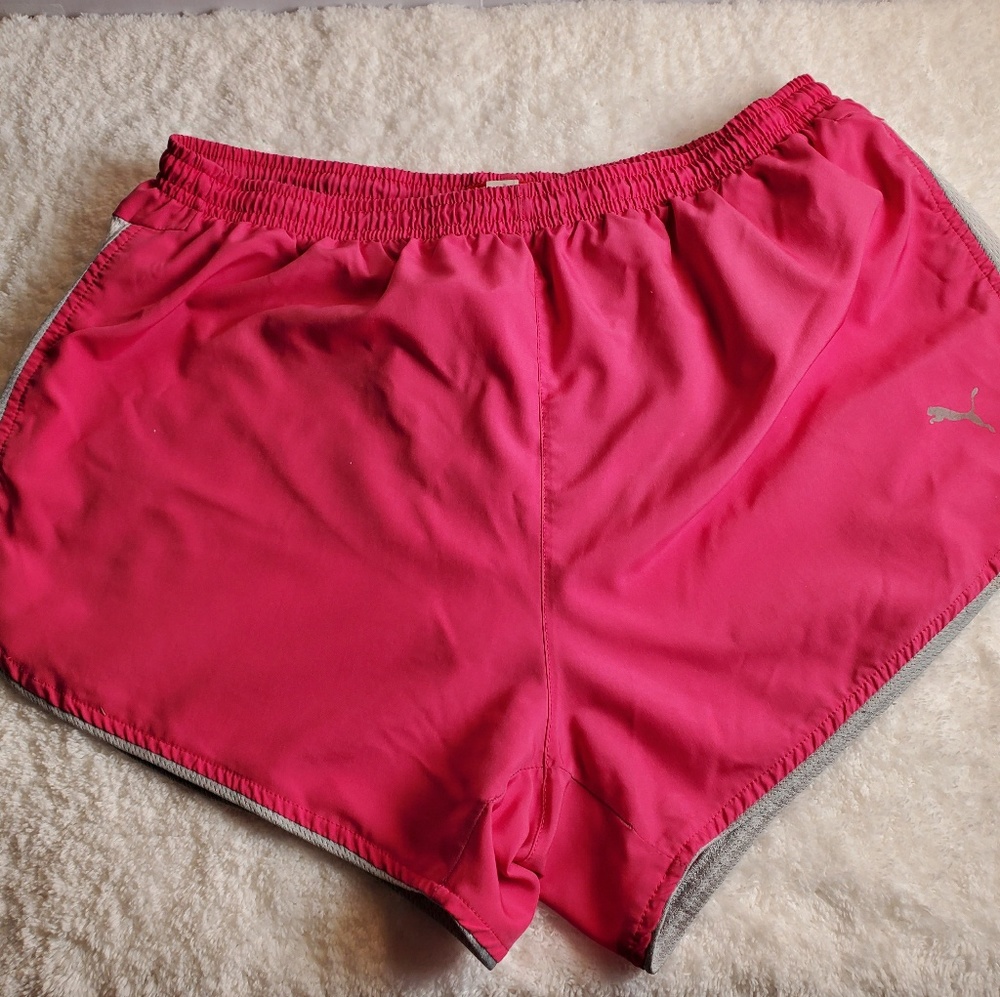 Women's puma running shorts size medium